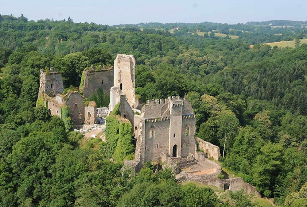 kastelen Limousin Haute Vienne