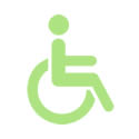 icon wheelchair camping bujaleuf rolstoel toegankelijk