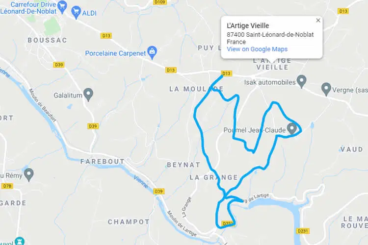 circuit prieuré de l'artige 1