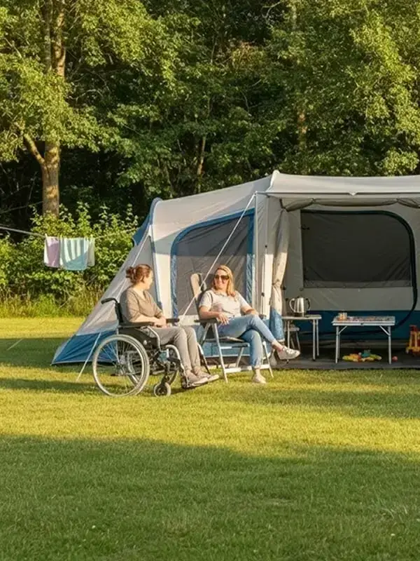 rolstoel toegankelijk camping du lac m
